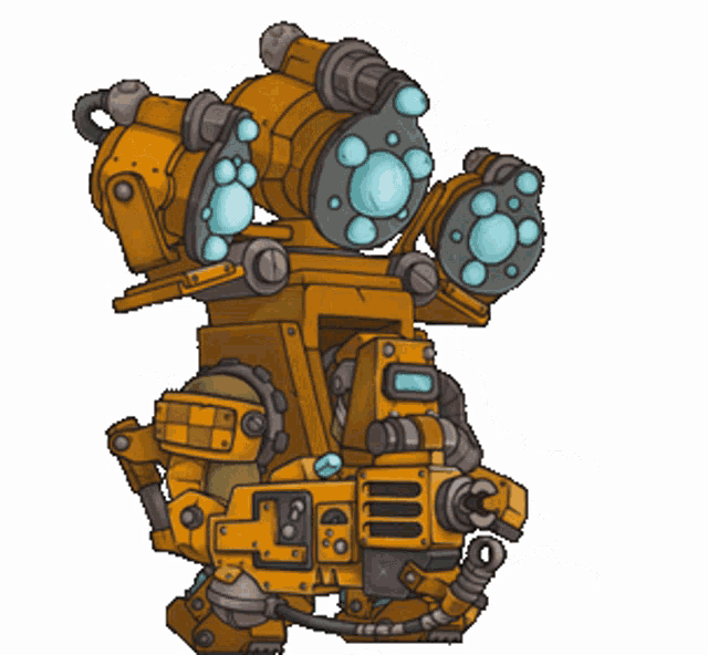 Big Mek Shootas Blood Teef GIF
