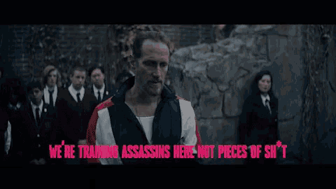 Were Training Assassins Not Pieces Of Shit GIF - Were Training Assassins Not Pieces Of Shit Training GIFs
