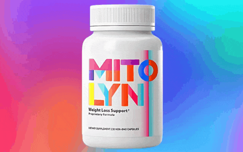 a bottle of mito lyn weight loss support capsules