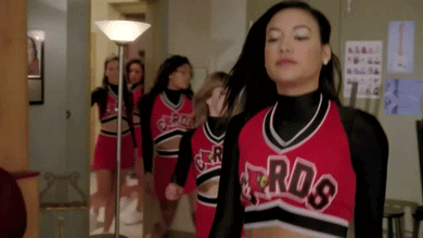 Glee GIF - Glee Naya Rivera Hairflip GIFs