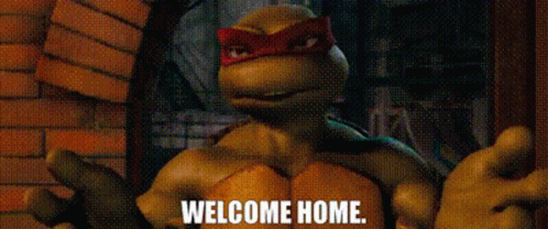 Tmnt Raphael GIF - Tmnt Raphael Welcome Home GIFs