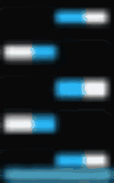 a black background with blue and white lines