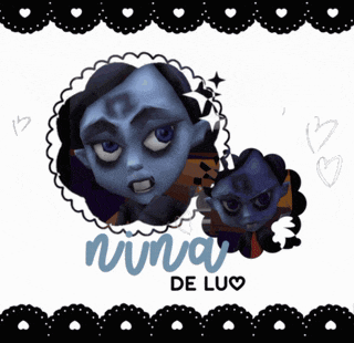 a picture of a vampire with the name nivina de lu on it