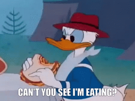 Donald Duck Disney GIF - Donald Duck Disney Im Eating GIFs
