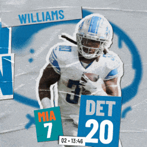 Detroit Lions (20) Vs. Miami Dolphins (7) Second Quarter GIF - Nfl National Football League Football League GIFs
