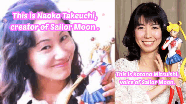 Naoko Takeuchi Kotono Mitsuishi GIF - Naoko Takeuchi Kotono Mitsuishi Sailor Moon GIFs
