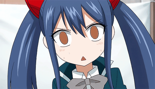 Wendy Marvell Fairy Tail GIF - Wendy Marvell Fairy Tail Stare GIFs