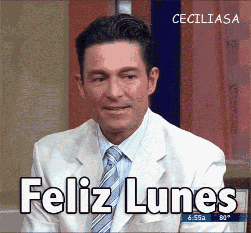 Feliz Lunes GIF - Fernando Colunga Univision Feliz Inicio GIFs