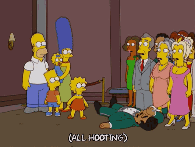Hoot Hooting GIF - Hoot Hooting Simpsons GIFs