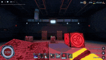 a screenshot of a video game with a glow in the dark box
