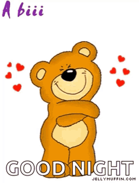 a teddy bear with hearts and the words " a big hug ... from me to u "
