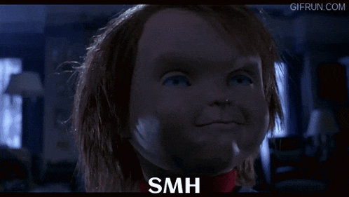 Smh Chucky GIF - Smh Chucky Angry GIFs