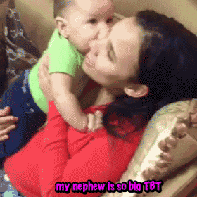 My Nephew With His Mom GIF - Baby GIFs