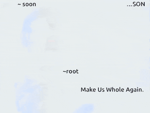 a poster that says make us whole again