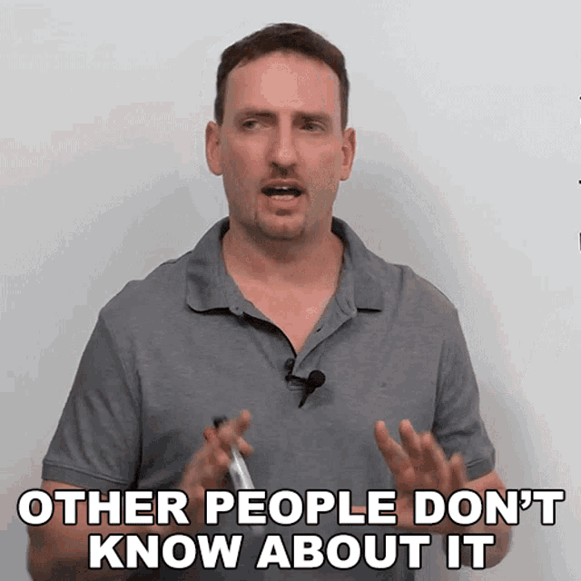 Other People Dont Know About It Adam GIF - Other People Dont Know About It Adam Engvid GIFs