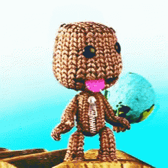 a stuffed animal with a zipper on its chest is holding a globe