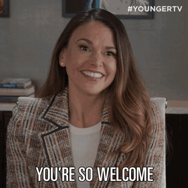 Youre So Welcome Liza Miller GIF - Youre So Welcome Liza Miller Younger GIFs