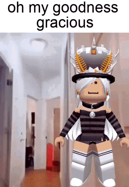 Oh My Goodness Gracious Roblox GIF - Oh My Goodness Gracious Roblox Roblox Avatar GIFs