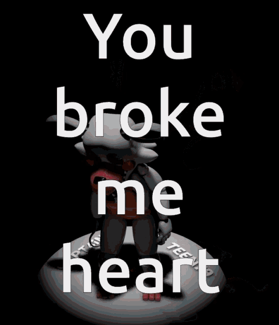 Broken Mangle GIF - Broken Mangle Broke My Heart GIFs