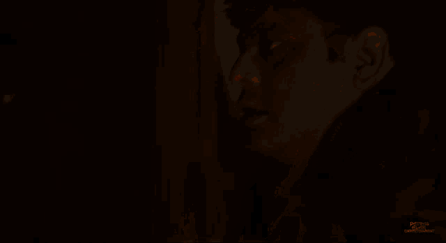 a close up of a man 's face with the words python on the bottom right corner