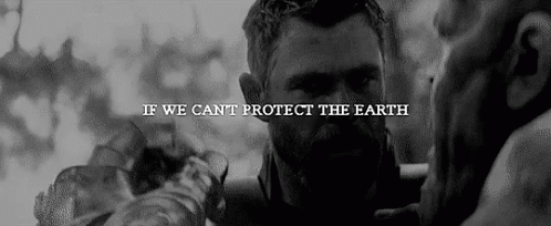 Thor Protect The Earth GIF - Thor Protect The Earth Thanos GIFs