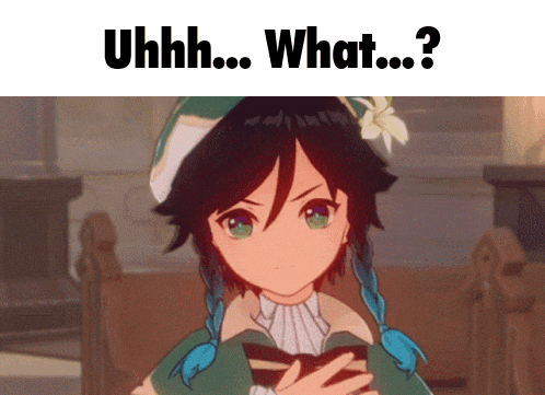 a cartoon girl with braids is holding a book and asking a question .