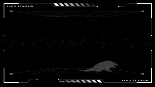 a drawing of a monster with the words analysis platform at the top