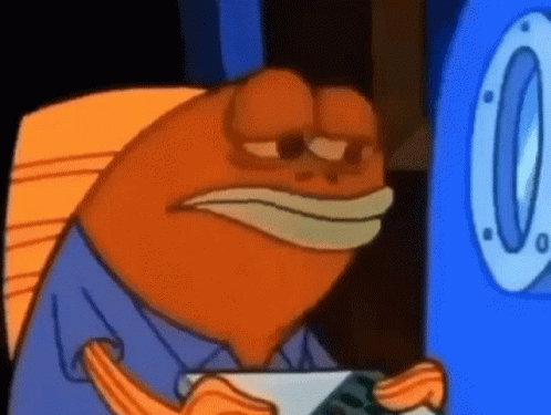 Spongebob Fish Disappointed GIF - Spongebob Fish Disappointed Huang4evr GIFs