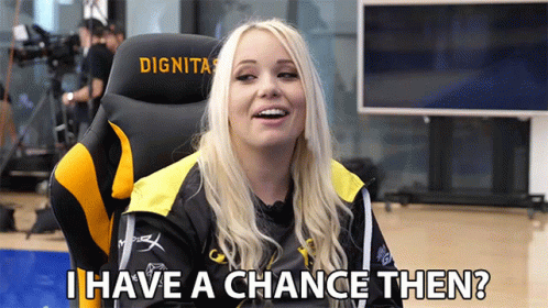 I Have A Chance Then Emuhleet GIF - I Have A Chance Then Emuhleet Blonde GIFs
