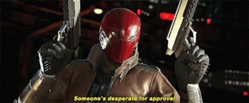 Injustice Red Hood GIF - Injustice Red Hood Someones Desperate For Approval GIFs