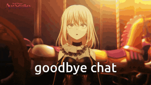 a girl in a black dress stands in front of a carousel and says goodbye chat