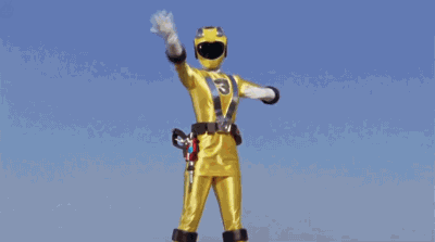 Yellow Ranger GIF - Yellow Power Ranger Explode GIFs