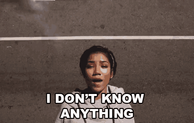 I Dont Know Anything Jhene Aiko GIF - I Dont Know Anything Jhene Aiko Eternal Sunshine GIFs