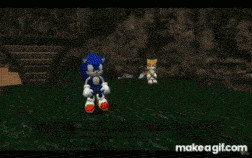 a screenshot of sonic the hedgehog from a video game says " ha ha ha olha so se não e o sonic "