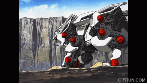 a gif from gifrun.com shows a robot crawling in the dirt