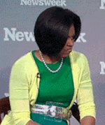 First Lady GIF - Thumbsup Michelle Obama Notbad GIFs
