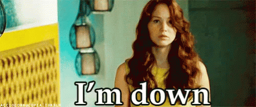 I'M Down GIF - Im Down Jennifer Lawrence J Law GIFs