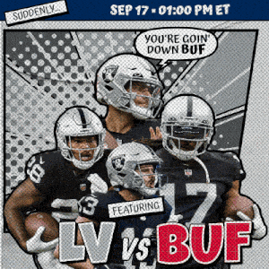 Buffalo Bills Vs. Las Vegas Raiders Pre Game GIF - Nfl National Football League Football League GIFs