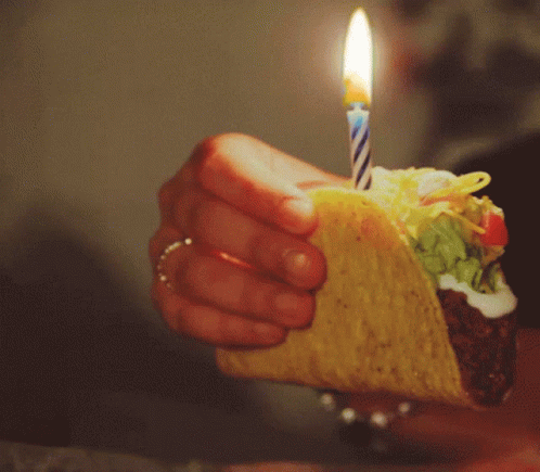 Happy Birthday Taco GIF - Happy Birthday Taco Celebration GIFs