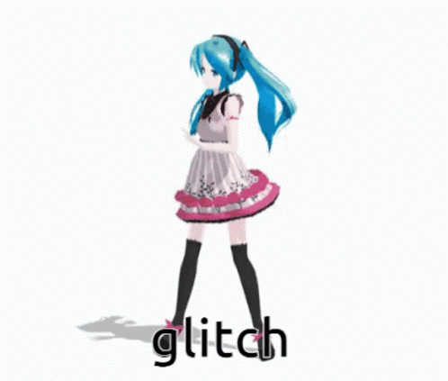 Hatsune Miku Glitch GIF - Hatsune Miku Glitch Noo GIFs