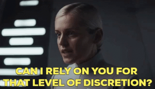 Andor Dedra Meero GIF - Andor Dedra Meero Can I Rely On You For That Level Of Discretion GIFs