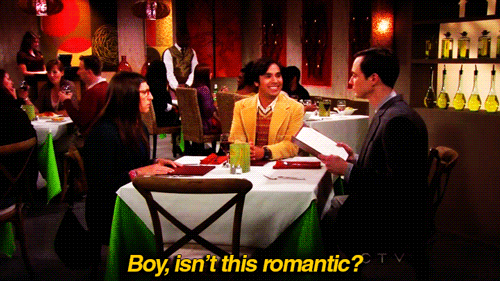 Subtle Romance GIF - Big Bang Theory Raj Sheldon GIFs