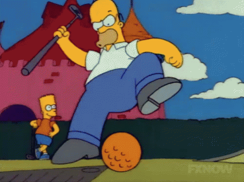 Stomping Homer GIF - Stomp Simpsons GIFs