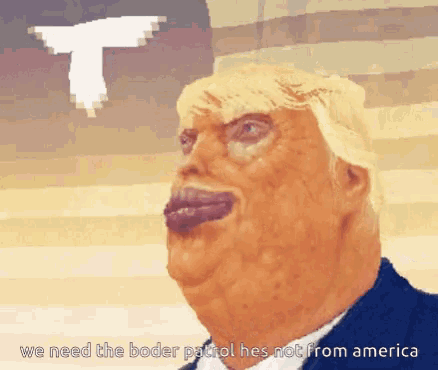 Lol Trump GIF - Lol Trump We Need A Wall GIFs