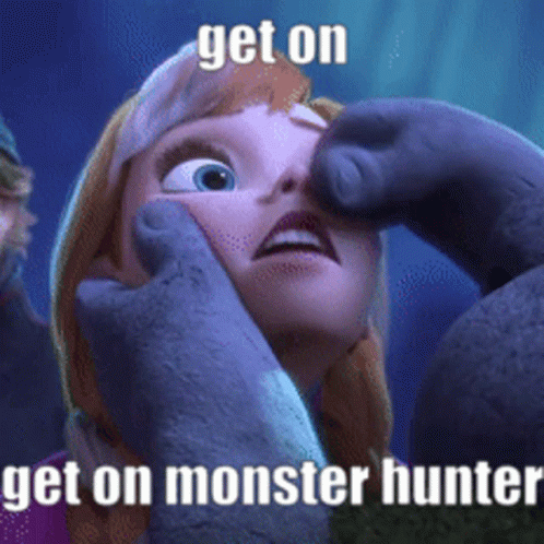 Monster Hunter Anna Frozen GIF - Monster Hunter Anna Frozen Pig Nose GIFs