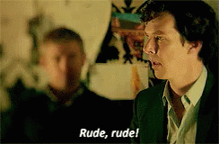 Rude Sherlock GIF - Rude Sherlock John GIFs