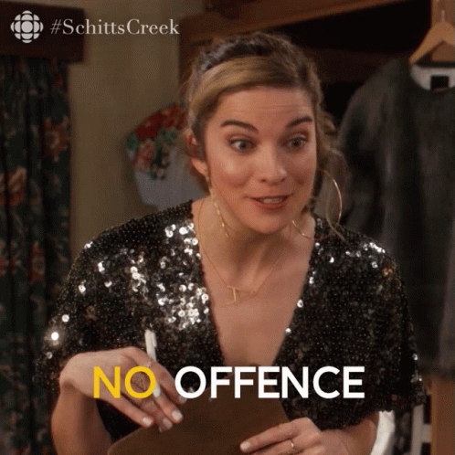 No Offence Alexis Rose GIF - No Offence Alexis Rose Alexis GIFs