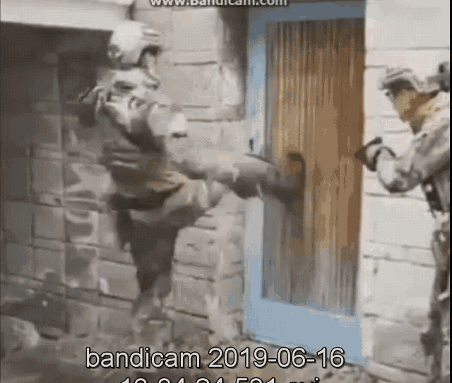 Army Soldier GIF - Army Soldier Kick GIFs