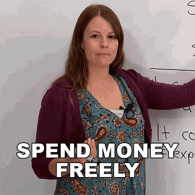 Spend Money Freely Emma GIF - Spend Money Freely Emma Engvid GIFs
