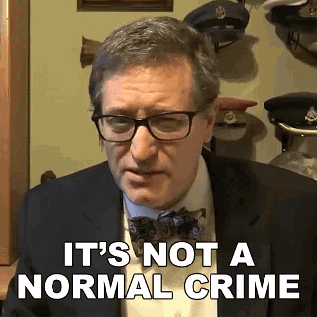 Its Not A Normal Crime Lance Geiger GIF - Its Not A Normal Crime Lance Geiger The History Guy GIFs